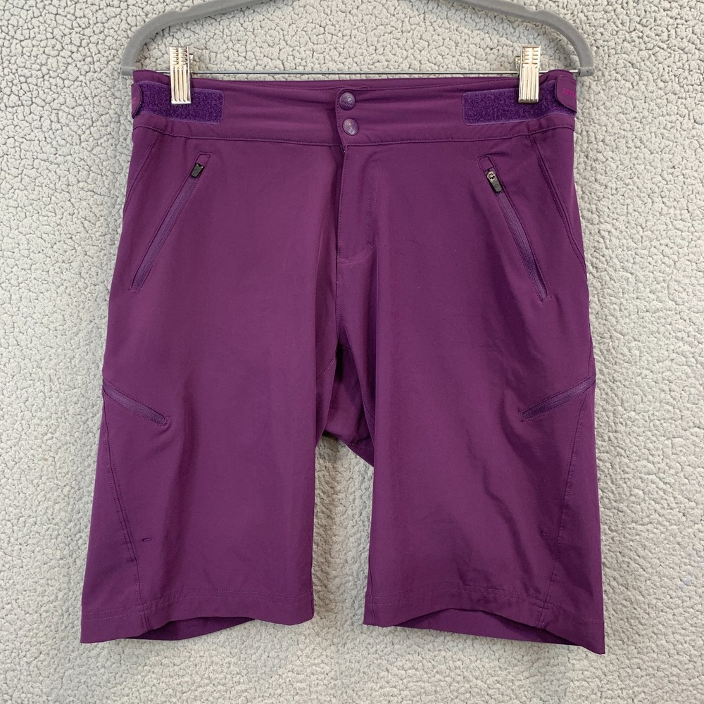 Zoic Navaeh 7 Shorts Women's Size Small Mountain Bike MTB Cycling Pockets Purple